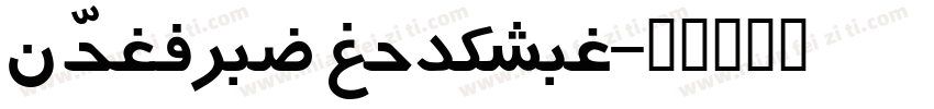 X Persian Regular字体转换